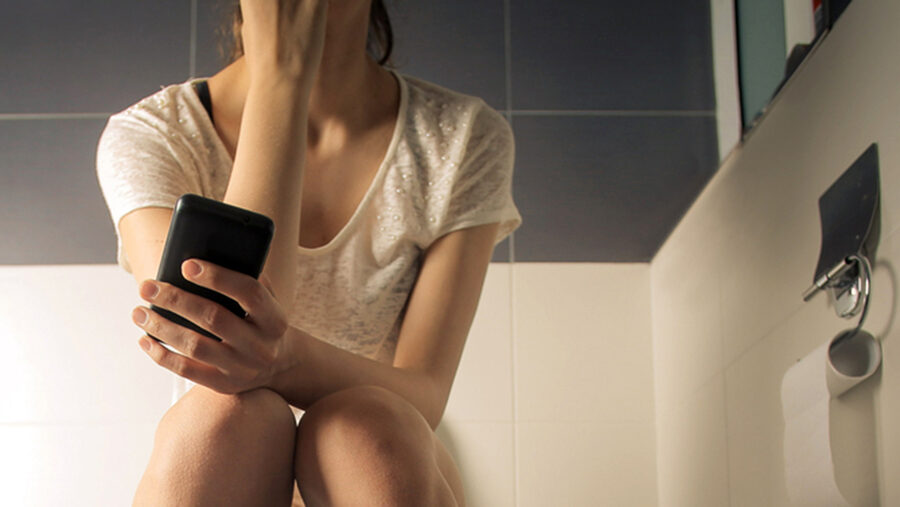 Woman in the bathroom; Shutterstock ID 314590055; PO: today.com